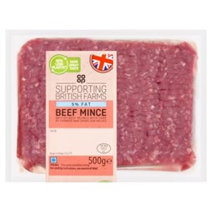 Co-op 5% Lean Beef Steak Mince