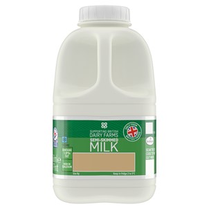 Co-op Fresh Semi Skimmed Milk 1 Pint