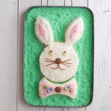 Vanilla Easter bunny cake